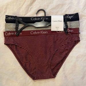 Calvin Klein bikini 3 pack NWT